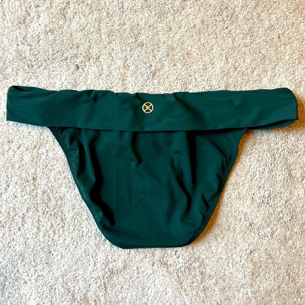 Vix Dark Green Bikini Bottom